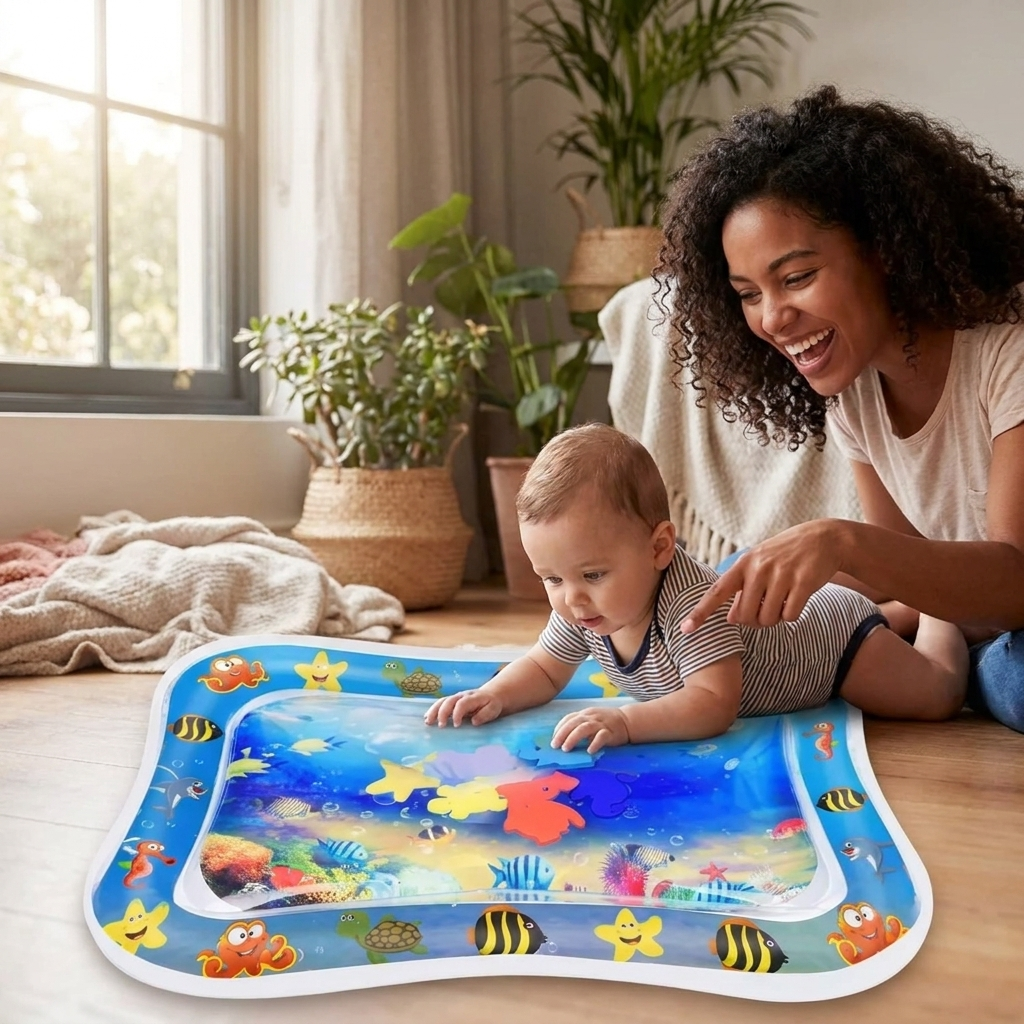Tapete de Agua Sensorial para Bebé
