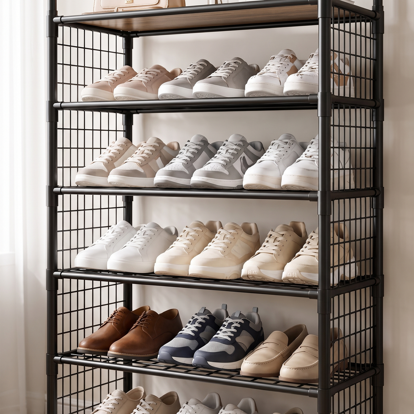 Organizador 2en1 Perchero y Zapatero