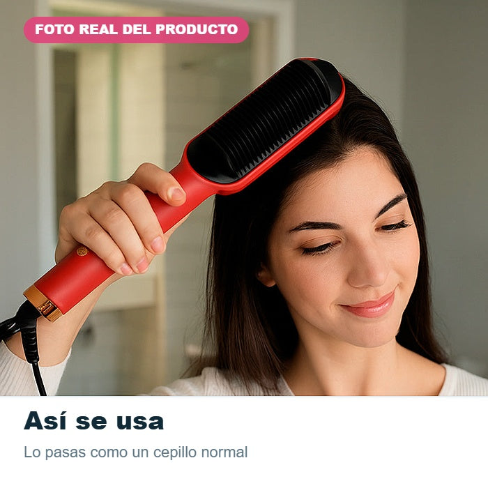 Cepillo Alisador Iónico para Cabello